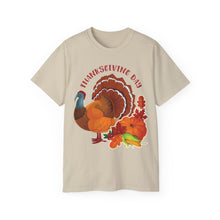 Load image into Gallery viewer, Unisex Ultra Cotton Tee - Thanksgiving - Happy Turkey Day