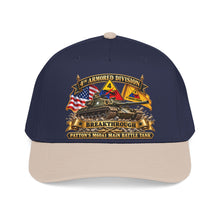 Load image into Gallery viewer, Mid Profile Baseball Cap - 4th Armored Division - PATTON'S M60A1 Main Battle Tank - Breakthrough Division