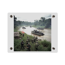 Load image into Gallery viewer, Acrylic Wall Art Panel - MRF - 9th Infantry in the Mekong - Vietnam