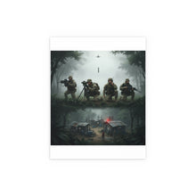 Load image into Gallery viewer, Indoor and Outdoor Silk Posters - Jungle Drug Lab Destruction wo Explosions