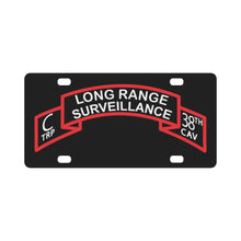 Load image into Gallery viewer, SSI - C Trp, 38th Cavalry (Long Range Surveillance )Scroll X 300 Classic License Plate