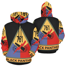 Load image into Gallery viewer, Men's All Over Print Hoodie (USA Size) (Model H13) - Army - 761st Tank Battalion SSI w Name Tape