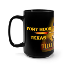 Load image into Gallery viewer, Black Mug 15oz - Army - 2nd Armored Division - Fort Hood, TX Main Battle Tank - M1A1 - Hell on Wheels