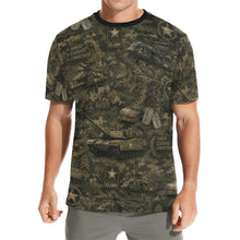 Load image into Gallery viewer, Army Heritage Men's All Over Print Crew Neck T-Shirt