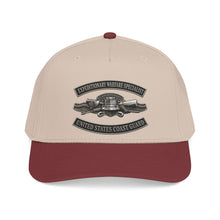 Load image into Gallery viewer, Mid Profile Baseball Cap - USCG - Expeditionary Warfare Specialist w txt - 3D - Enhanced