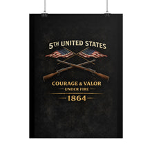 Load image into Gallery viewer, Posters - Honoring the 5th USCT, 1864 - Left