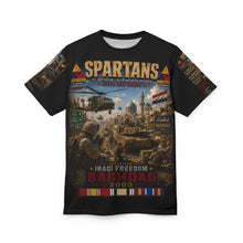 Load image into Gallery viewer, 1st Battalion, 36th Infantry Regiment (SPATANS) (April 2003) Tribute Tee — Battle of Baghdad - Operation Iraqi Freedom