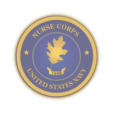 Load image into Gallery viewer, Kiss-Cut Stickers - Navy - Nurse Corps X 300
