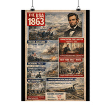Load image into Gallery viewer, Matte Poster - THE USA - 1863