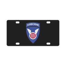 Load image into Gallery viewer, 11th Airborne Division - SSI wo Txt X 300 Classic License Plate