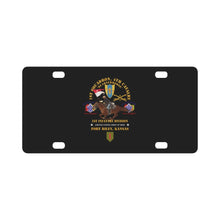 Load image into Gallery viewer, Army - 1st Squadron, 4th Cavalry - 1st Inf Div - Devil Bde - Ft Riley, KS w Rider X 300 Classic License Plate