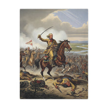 Load image into Gallery viewer, General Custer at the Battle of Little Bighorn, Minky Blanket with Historical Battle Scene, Cozy Throw, War Decor, Gift for History Lovers, Soft Bedding, Unique Home Accent