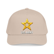 Load image into Gallery viewer, Mid Profile Baseball Cap - Army Star W Us Army w White Star - 3D - Enhanced