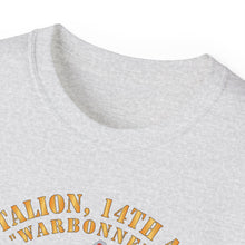 Load image into Gallery viewer, Unisex Ultra Cotton Tee - 6th Battalion, 14th Artillery Regiment - DUI - Warbonnets - VN SVC BAR - Top X 300