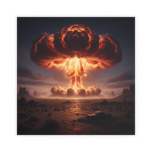 Load image into Gallery viewer, Indoor and Outdoor Silk Posters - Atomic Blast in the desert