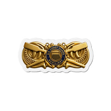 Load image into Gallery viewer, Die-Cut Magnet - USCG - Coxswain - Auxiliary wo txt - 3D - Enhanced