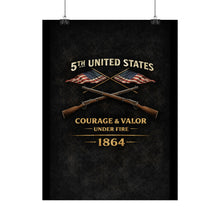 Load image into Gallery viewer, Posters - Honoring the 5th USCT, 1864 - Left