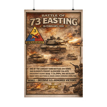 Load image into Gallery viewer, Matte Poster - Battle of 73 Easting - 3rd Armored Division