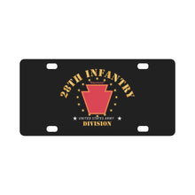 Load image into Gallery viewer, Army - 28th Infantry Division - Keystone - SSI X 300 Classic License Plate