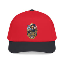 Load image into Gallery viewer, Mid Profile Baseball Cap - WAVES - Women Accepted for Volunteer Emergency Service WWII - 3D - Enhanced