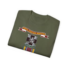 Load image into Gallery viewer, Unisex Ultra Cotton Tee - Army - 130th Station Hospital, Abilene, Texas - Ribbon - DUI w SVC WWII X 300