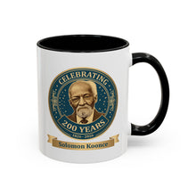 Load image into Gallery viewer, Accent Coffee Mug — "Celebrating 200 Years" Solomon Koonce Portrait (11/15 oz)