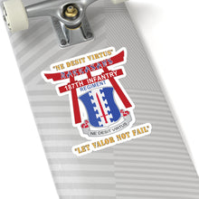 Load image into Gallery viewer, Kiss-Cut Stickers - Army - 187th Infantry Regiment - Torii, Rakkasans, Let Valor Not Fail, English, Latin X 300