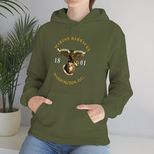 Load image into Gallery viewer, Unisex Heavy Blend™ Hooded Sweatshirt - Marine Barracks - Washington, D.C 1801 X 300
