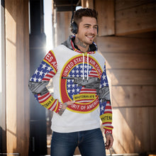 Load image into Gallery viewer, All-Over Print Men's Pullover Hoodie - USAF - B2 - Spirit - Stealth Bomber Wo Txt