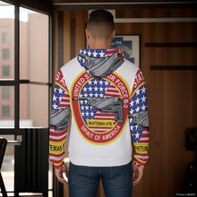 Load image into Gallery viewer, All-Over Print Men's Pullover Hoodie - USAF - B2 - Spirit - Stealth Bomber Wo Txt