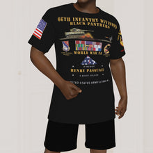 Load image into Gallery viewer, All-Over Print Men's T-shirt | - 66th Infantry Division - Pasquale - 262nd INF Regiment - WWII