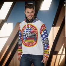 Load image into Gallery viewer, All-Over Print Men's Pullover Hoodie - USAF - B2 - Spirit - Stealth Bomber Wo Txt