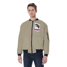 Load image into Gallery viewer, All-Over Print Men's Bomber Jacket - Army - 761st Tank Battalion - Black Panthers - WWII EU SVC