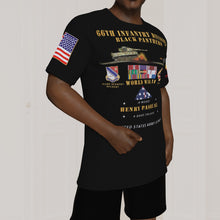 Load image into Gallery viewer, All-Over Print Men's T-shirt | - 66th Infantry Division - Pasquale - 262nd INF Regiment - WWII