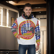 Load image into Gallery viewer, All-Over Print Men's Pullover Hoodie - USAF - B2 - Spirit - Stealth Bomber Wo Txt