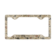 Load image into Gallery viewer, Metal License Plate Frame - Deployment Love