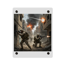 Load image into Gallery viewer, Acrylic Wall Art Panel - Marines in the 2nd Battle of Fallujah