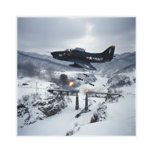 Load image into Gallery viewer, Indoor and Outdoor Silk Posters - Attack at Majon-ni and Samdong-ni during Korean War