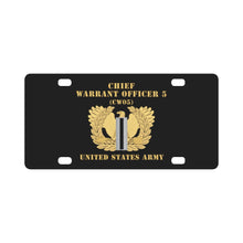 Load image into Gallery viewer, Army - Chief Warrant Officer - CW05 - Flat - Eagle and Bar X 300 Classic License Plate