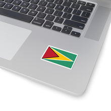 Load image into Gallery viewer, Kiss-Cut Stickers - Flag - Republic of Guyana wo txt X 300