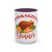 Load image into Gallery viewer, Accent Coffee Mug - Thanksgiving Dinner