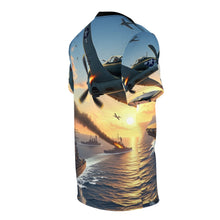 Load image into Gallery viewer, Unisex Tee - AOP - WWII Battle of Midway