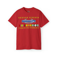 Load image into Gallery viewer, Unisex Ultra Cotton Tee - Army - Vietnam Veteran - Cbt Infantryman w CIB VN SVC