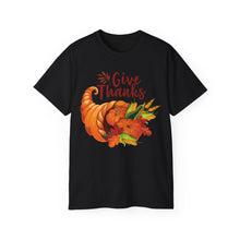 Load image into Gallery viewer, Unisex Ultra Cotton Tee - Thanksgiving - Give Thanks