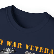 Load image into Gallery viewer, Unisex Ultra Cotton Tee - Army - Iraq War Veteran - Combat Action Badge w CAB IRAQ SVC