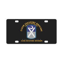 Load image into Gallery viewer, Army - 218th Infantry Brigade (Heavy Separate) - 35th Infantry Division Classic License Plate