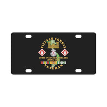 Load image into Gallery viewer, Vietnam Combat Veteran w 20th Engineer Brigade SSI - Dong Tam X 300 Classic License Plate