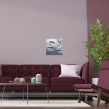 Load image into Gallery viewer, Indoor and Outdoor Silk Posters - German jet fighters attacking US bombing formations