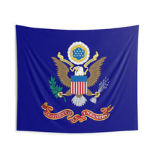 Load image into Gallery viewer, Indoor Wall Tapestries - 18th Infantry Regiment - World War I - Regimental Colors - New WWI pattern - Tapestry