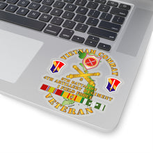 Load image into Gallery viewer, Kiss-Cut Stickers - Army - Vietnam Combat Vet - 8th Bn 4th Artillery - I Field Force
